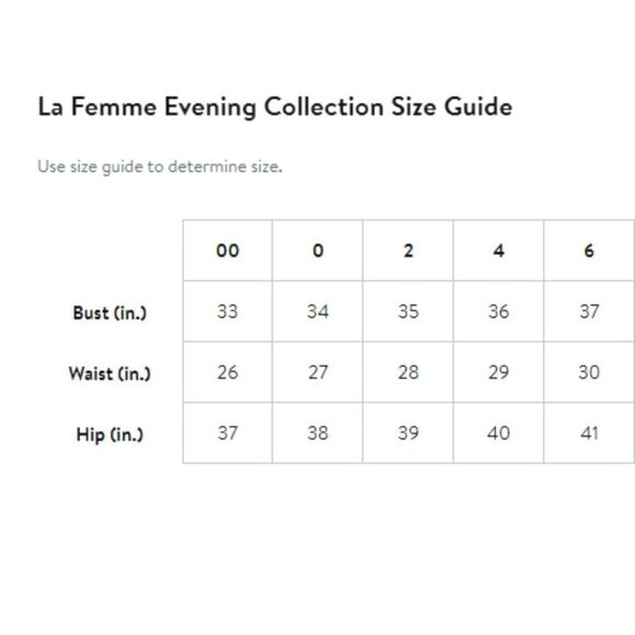 La Femme Shiny Jersey Trumpet Gown Size 4 #6155867 - Picture 9 of 9